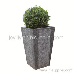 tall garden stone planter