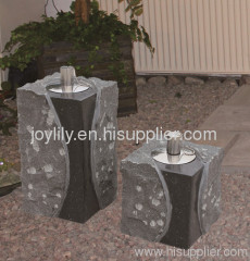 outdoor stone oil lamp