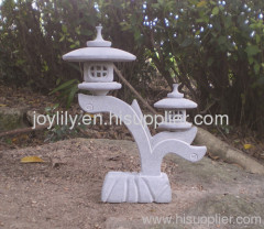 Two stone lantern