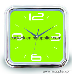 colourful square plastic clock