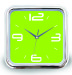 colourful square plastic clock