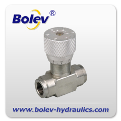 STB hydraulic flow control valves