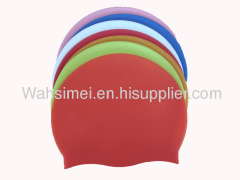 Waterproof fashionable silicone swim cap