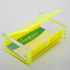 Yellow Exquisite Acrylic Business Card Holder PMMA Business Card Box