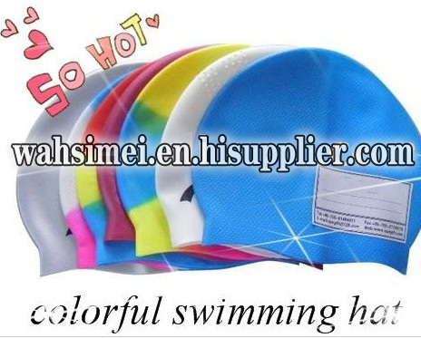 Fashion custom silicone swimming hat