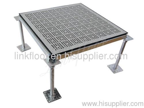 25 Percent HPL PVC Type Steel Perforated Raised Floor