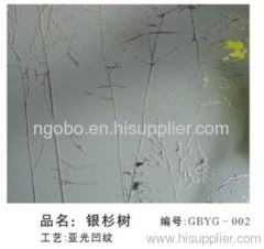 Acid etched glass GBYG-002