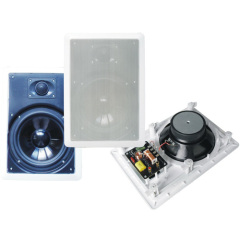 8" Dual Square Wall Ceiling Speaker