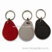 RFID Key Tags with 125kHz/13.56MHz Frequency, Different Colors and Designs are Available
