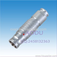 EGG.1B.308.CLL+FGG.1B.308.CLAD52Z Lemo/Odu compatible 1B Series multi-core connector