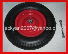 rubber wheels for wheelbarrow hand truck