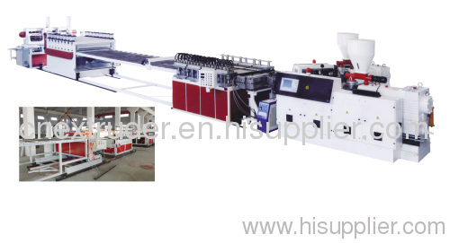 PVC skinning foam board production line