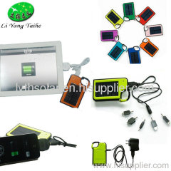 Keychain solar charger for mobiles digital products