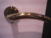 zinc alloy lever lock handle on rose