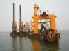 Hydraulic sand cutter suction dredger