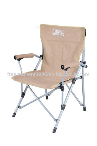 Fashion folding Aluminum director chair with side pocket