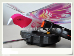 Rc flying bird with gun