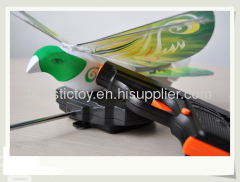Rc flying bird with gun
