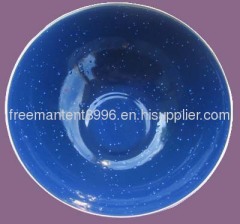 16X5.5CM steel blue Enamel Bowl