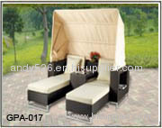 Rattan bed furniture