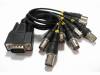 VGA 15 pins to 8 BNC cable