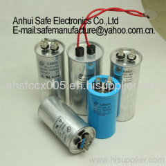 metallized polypropylene film,anti-explosion,air-conditioner capacitor cbb65 3UF~120UF 450VAC