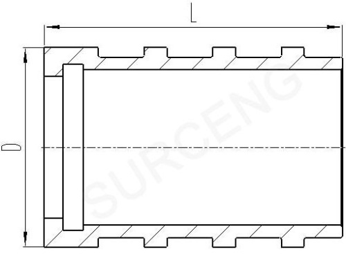 industry hydraulic ferrule No-Skive Ferrule for TEFLON Hose