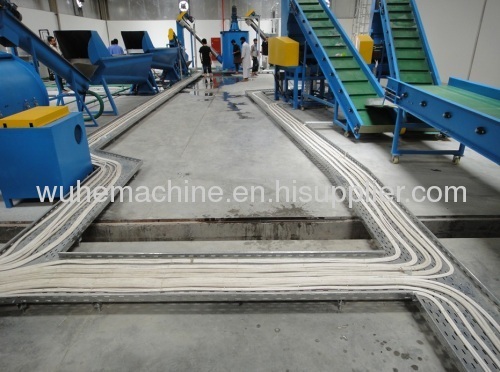 plastic bottles recycling line