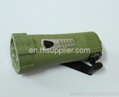 Led dynamo diving flashlight