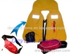 150N manual inflatable life jacket