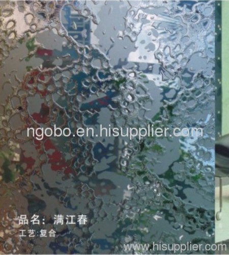 Acid etched glass GBYG-006B