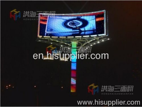 LED trivision display