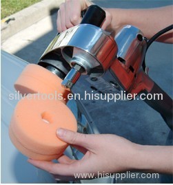Electric automobile polisher with double Polishing disc