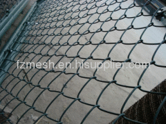 PVC coated chain link fence