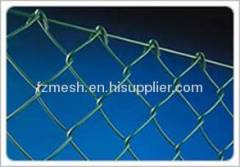 PVC coated metal chain link fence