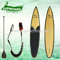 Bamboo 12'6" racing Joe Bark Paddleboards with Round front deck