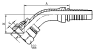22142 45°BSP FEMALE MULTISEAL HYDRAULIC TUBE FITTING HOSE FITTING PIPE FITTING