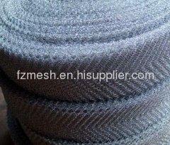 Liquid and gas metal filtering mesh screen