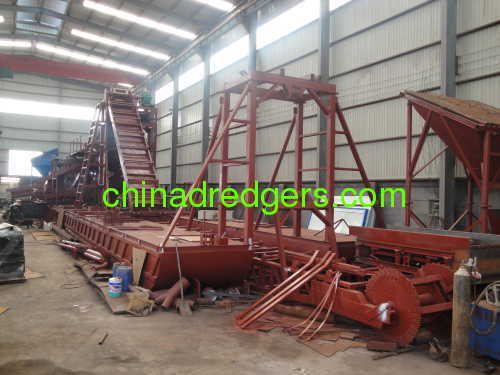 Placer gold jigging machine