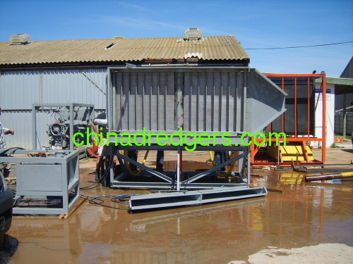 Gravity separator gold recovery machine