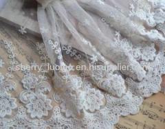 Embroidery cotton lace 23cm