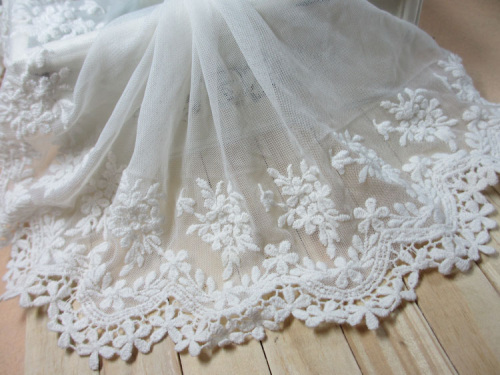 Embroidery cotton lace