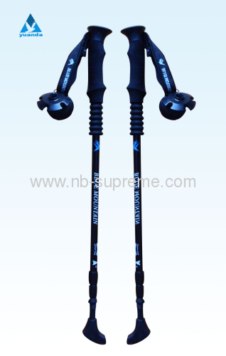 2-sections aluminum Climbing alpenstock