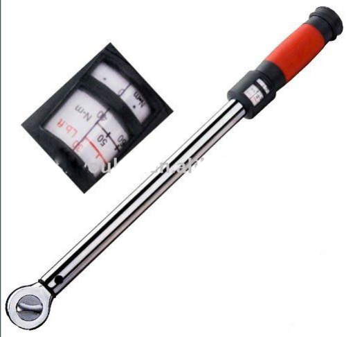 Double window scale setting torque wrench