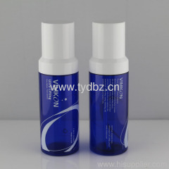 Clear Blue PET Bottle with 2 Step cap 100ml