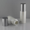 PET Cylinders Containers with uv silver screw cap