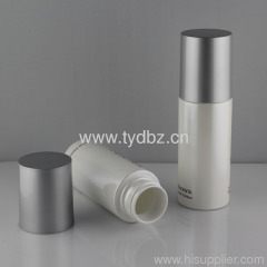 PET Cylinders Containers with uv silver screw cap