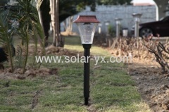 Plastic solar garden lights