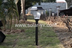 Plastic solar garden lights