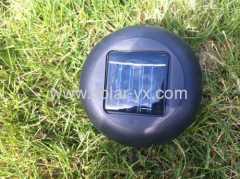 1PC White LED Plastic solar garden lawn light